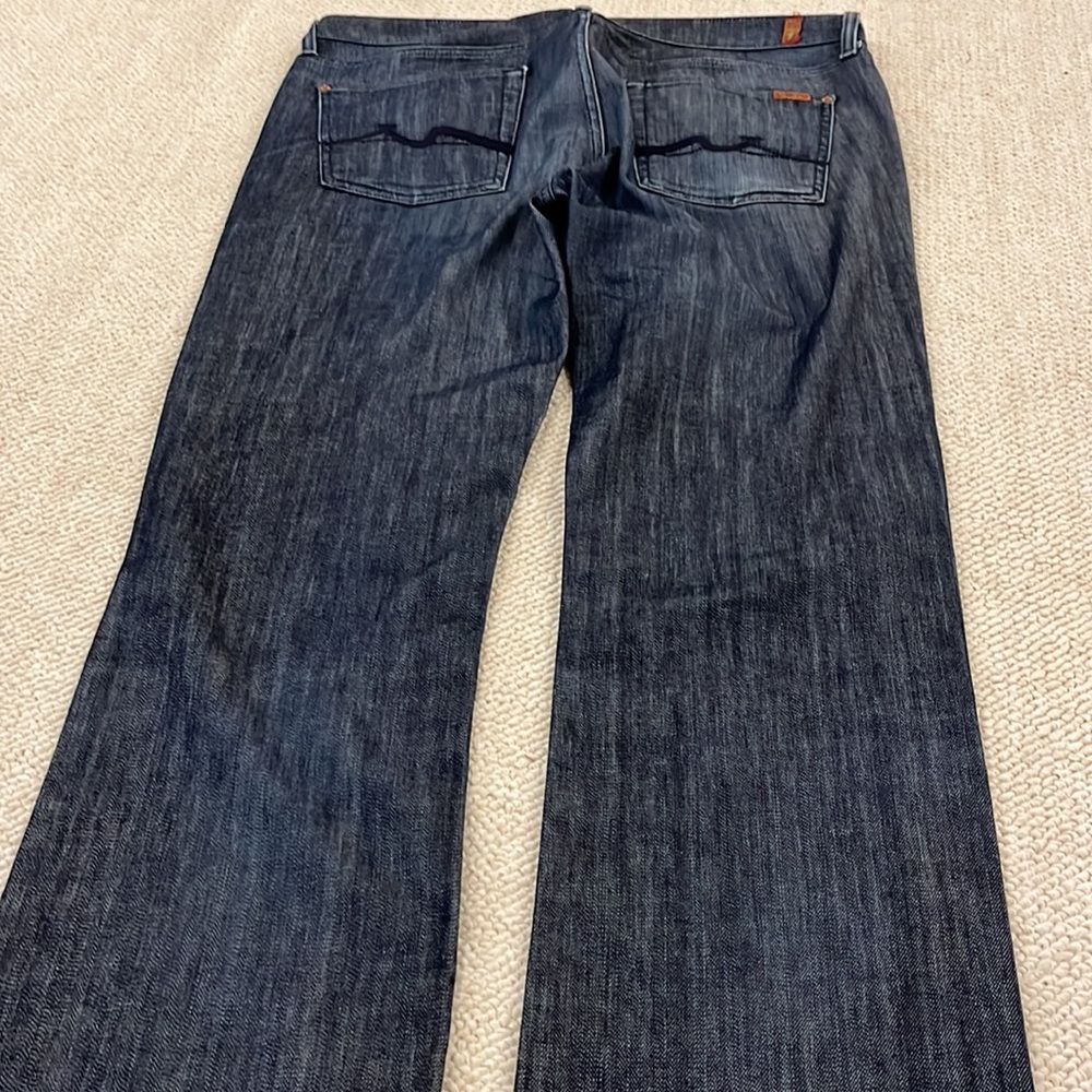 7 for all mankind BOOTCUT dark denim jeans 38/35